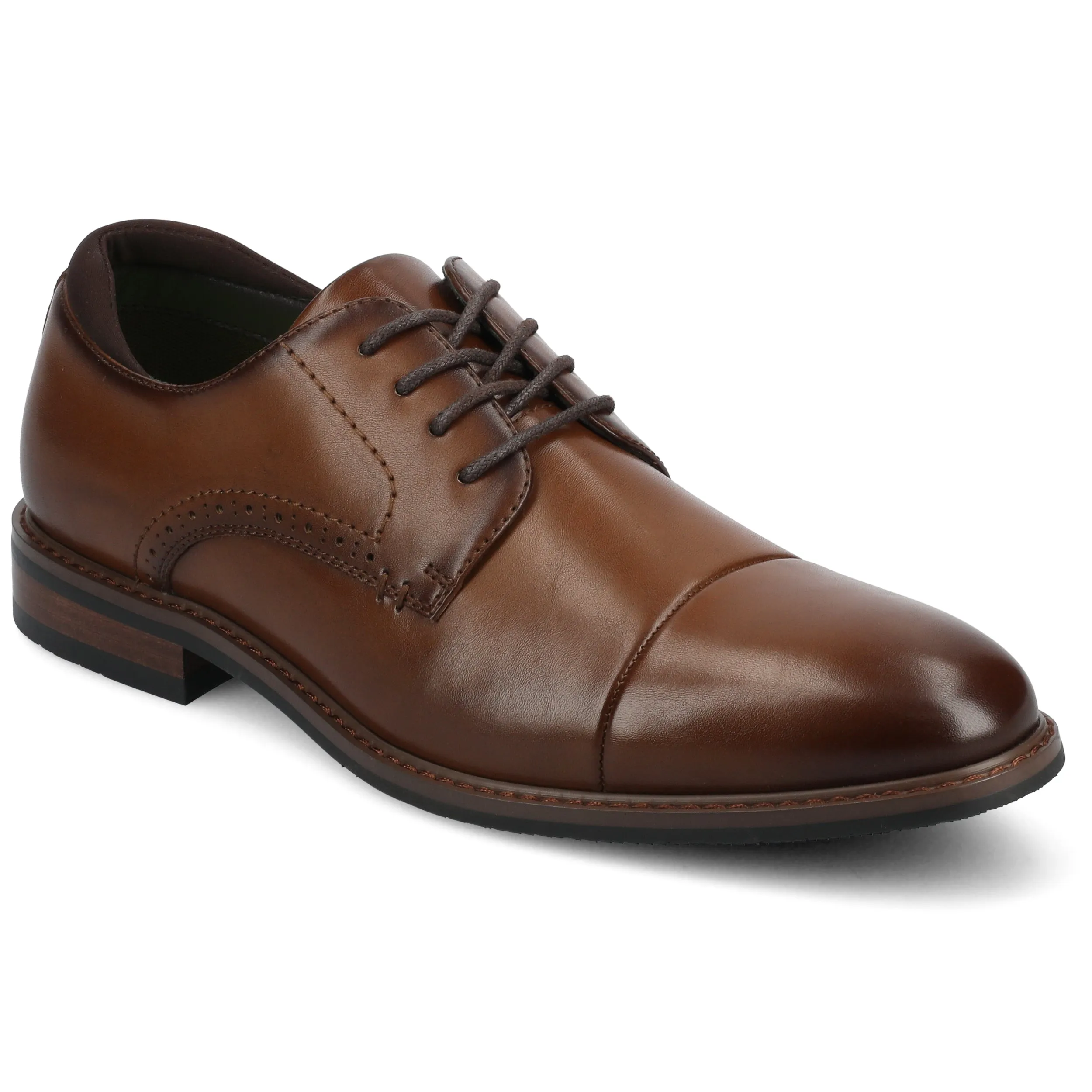 Confidence Fit Low Maintenance Finish Vance Maning Cap Toe Derby