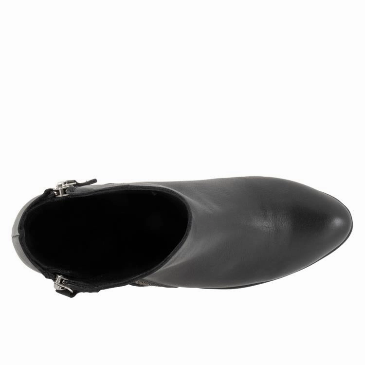 Control Look Shine Coat Bueno Women's Camila Heeled Double Side Zip Boot in Black