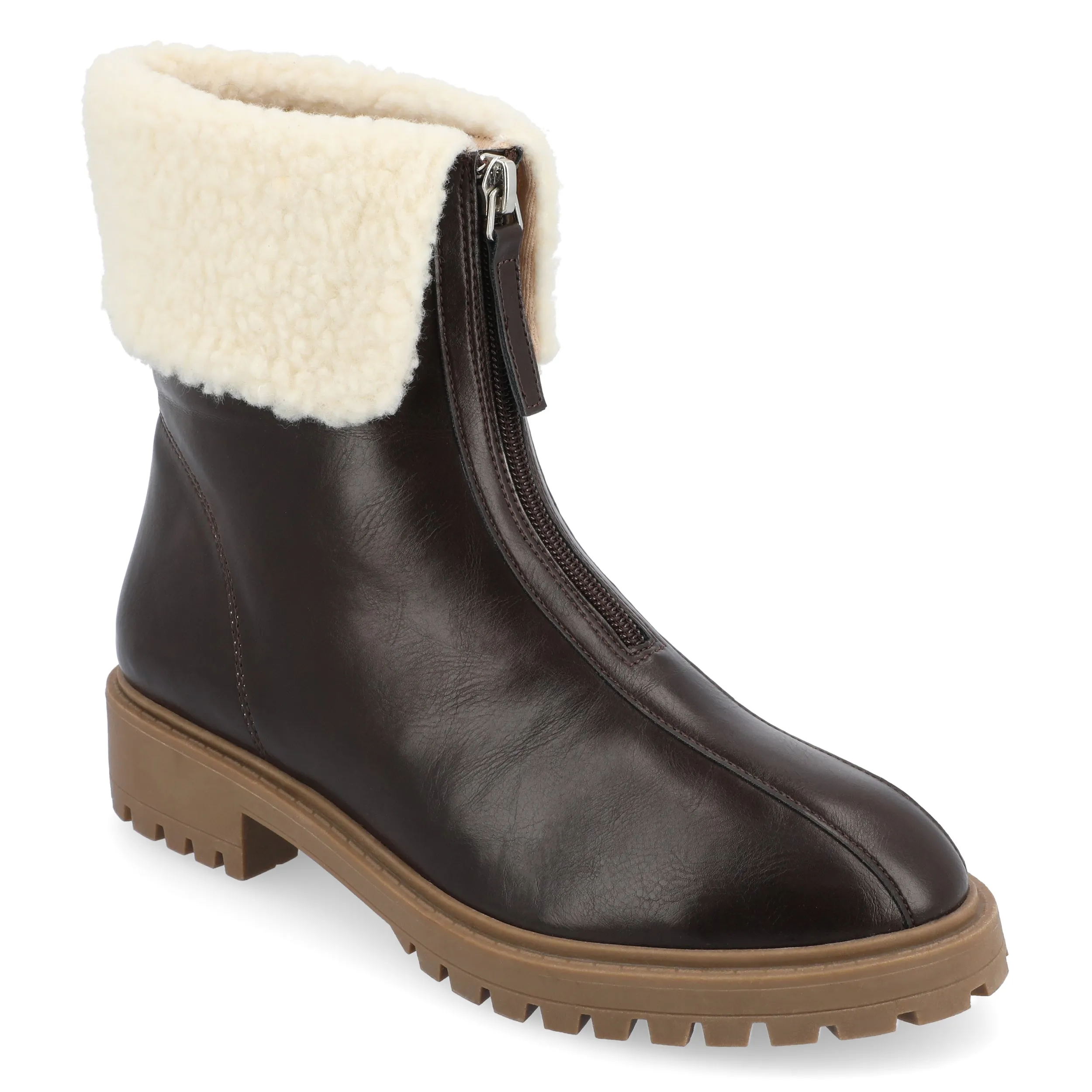 Journee Women's Tru Comfort Foam Fynn Bootie Grippy Outsole Remote Hiking