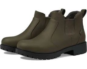 Elastic Ankle Women's Rowen Ankle Boots In Relaxed Moss