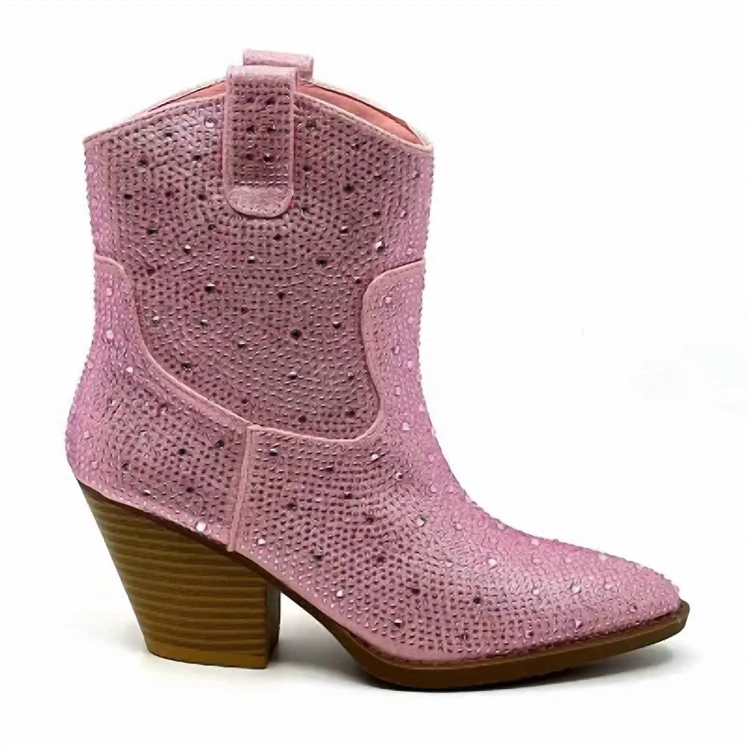 Ankle Stone Bootie In Pink Stable Support Nature Lover