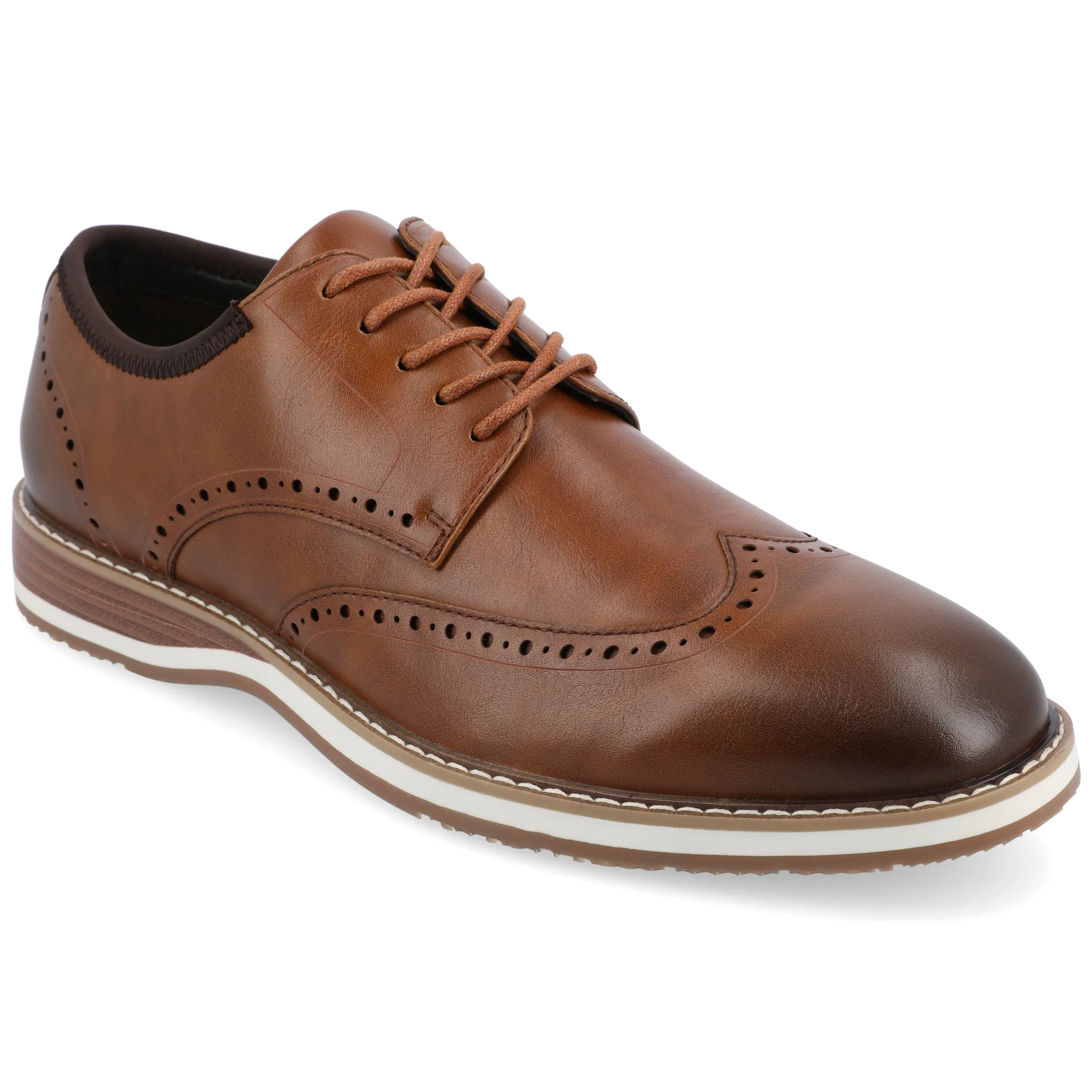 Vance. Co Ozzy Wingtip Hybrid Dress Shoe Light Slip