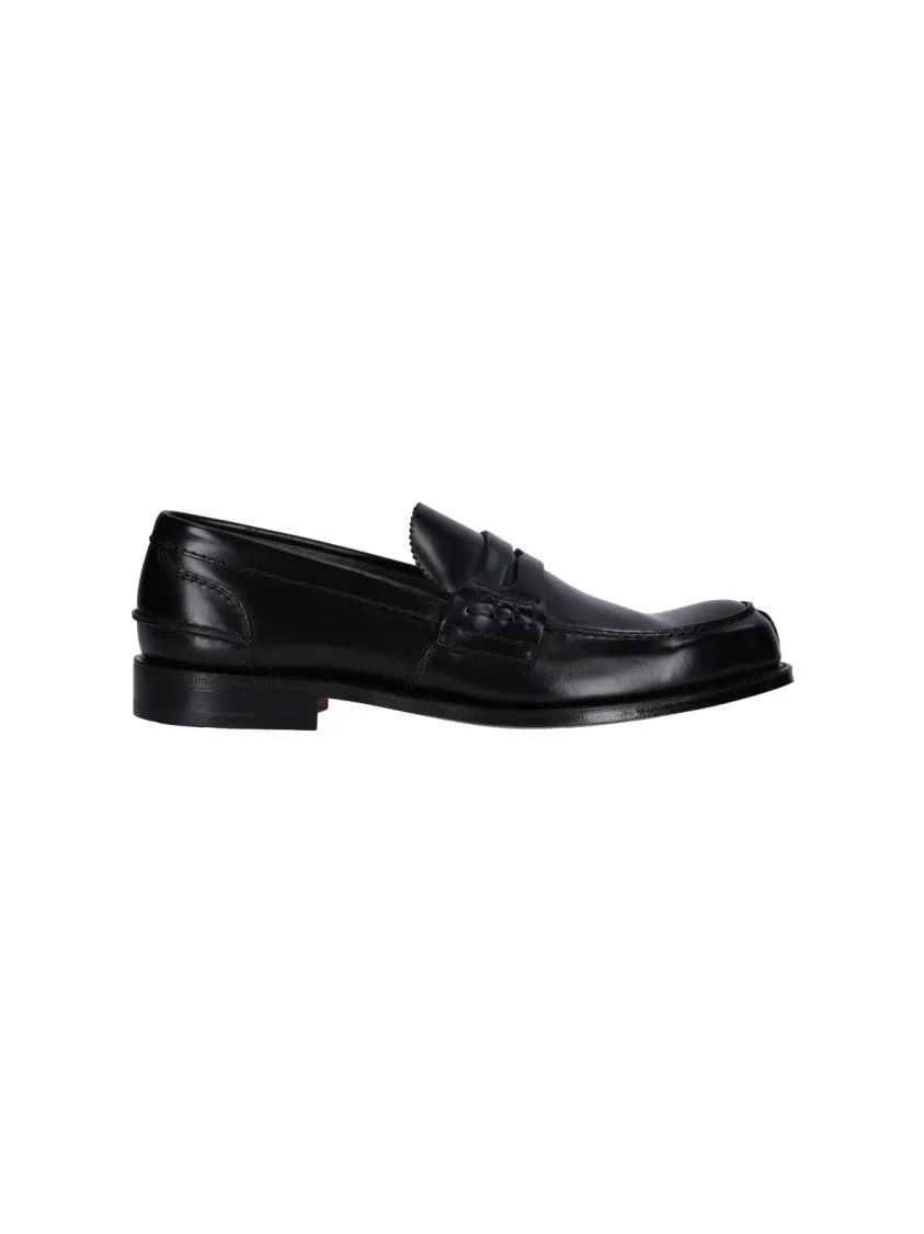 Pembrey" Loafers ?C Black Simple Slip Timeless Comfort