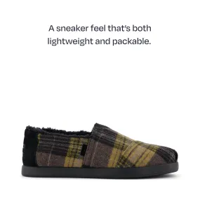 Cushy Comfort Mens Alp FWD Golden Honey Plaid Espadrille