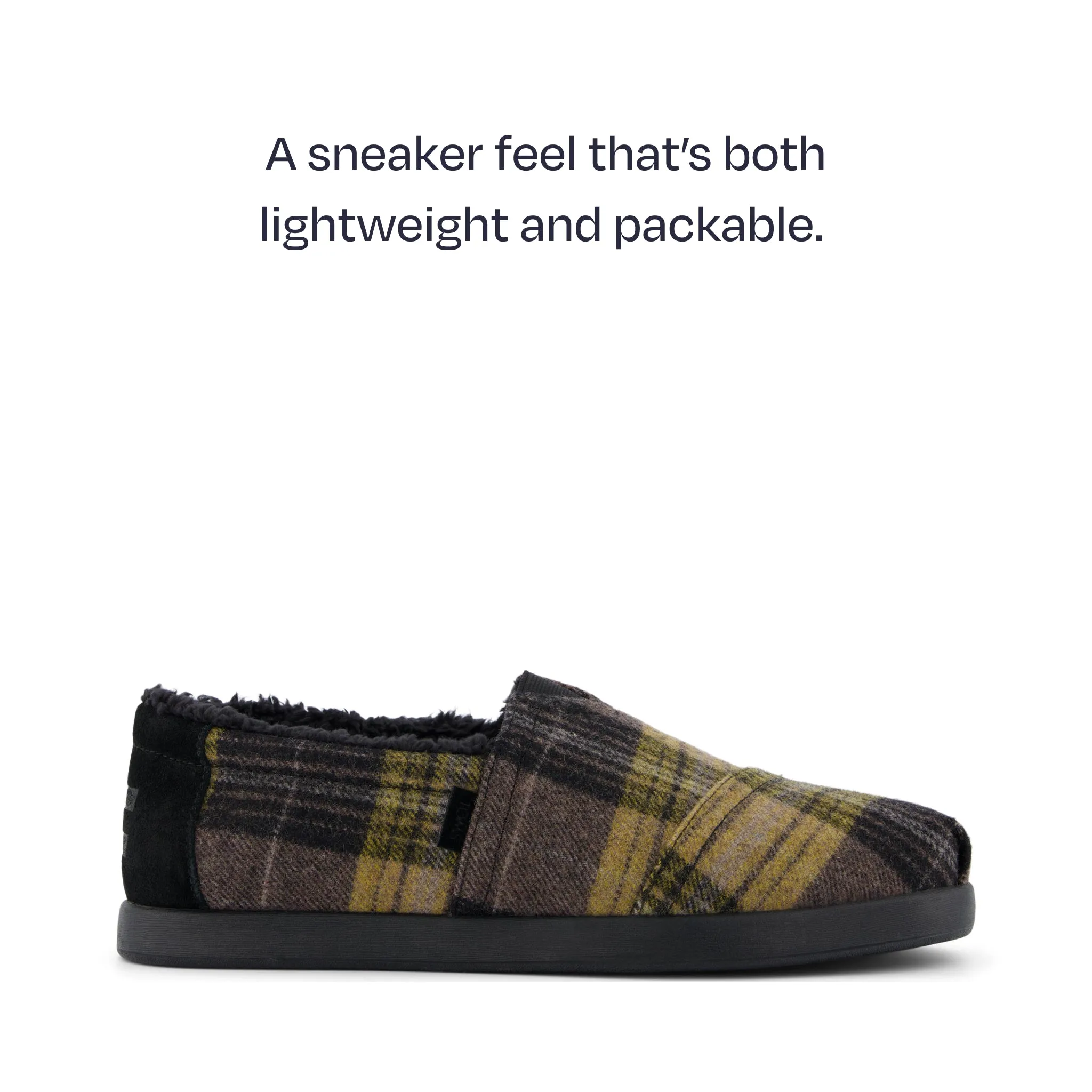 Cushy Comfort Mens Alp FWD Golden Honey Plaid Espadrille