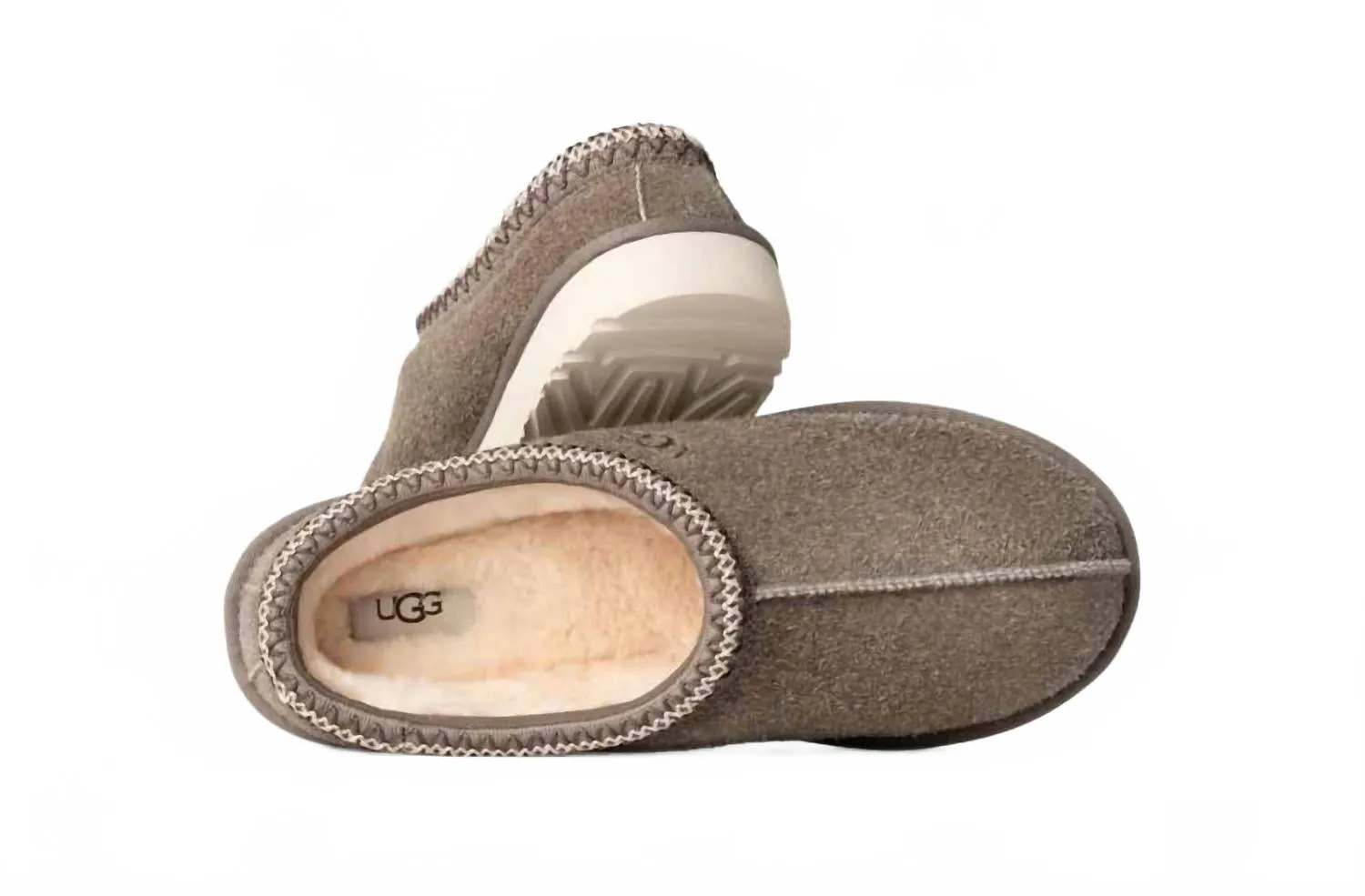 Simple Slip Fit Comfy Slip Men's Tasman Shaggy Suede In Smoke Plume