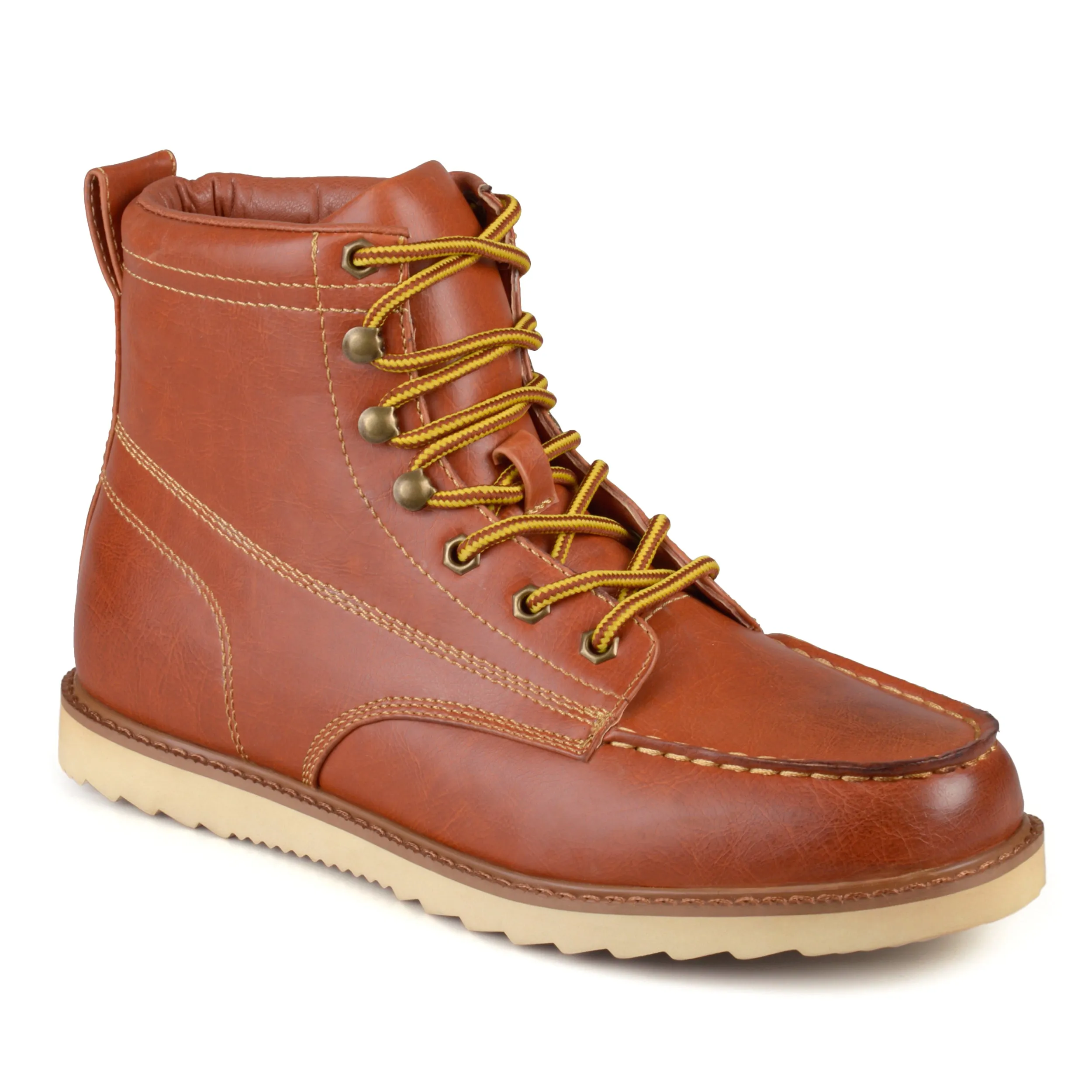 Vance Co. Men's Wyatt Mock Toe Boot Library Visit