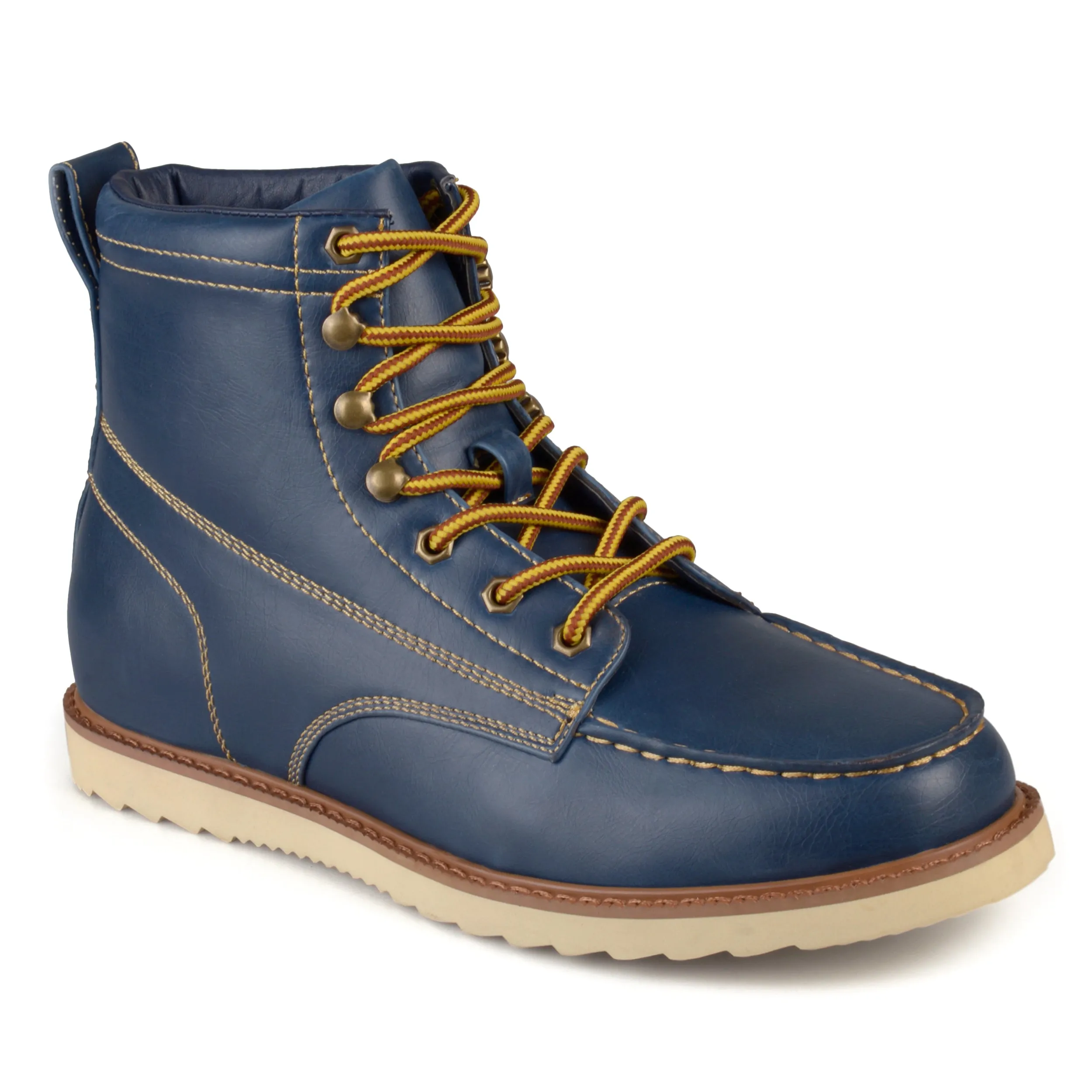 Durable Leather Vance Co. Men's Wyatt Mock Toe Boot