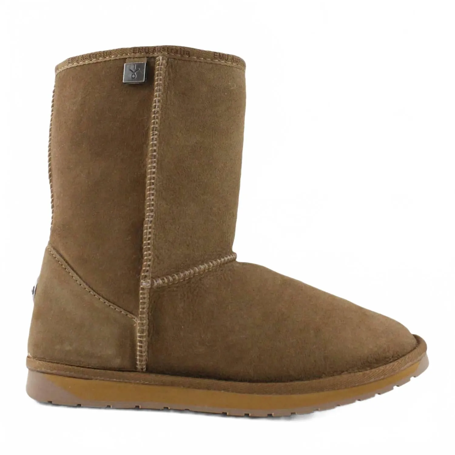 Women's Stinger Lo Boots In Chestnut Cushioned Step River Crossing sole