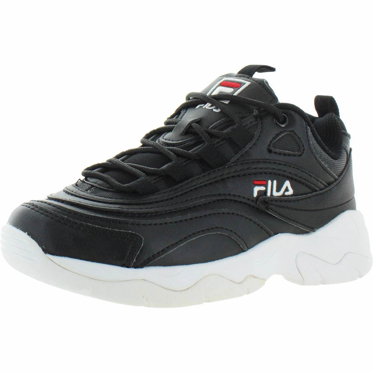 Outdoor sports shoes Fila Ray Womens Faux Leather Comfort Insoles Trainers