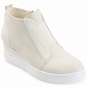 Everyday Use Comfort support Journee Collection Women's Clara Sneaker Wedge