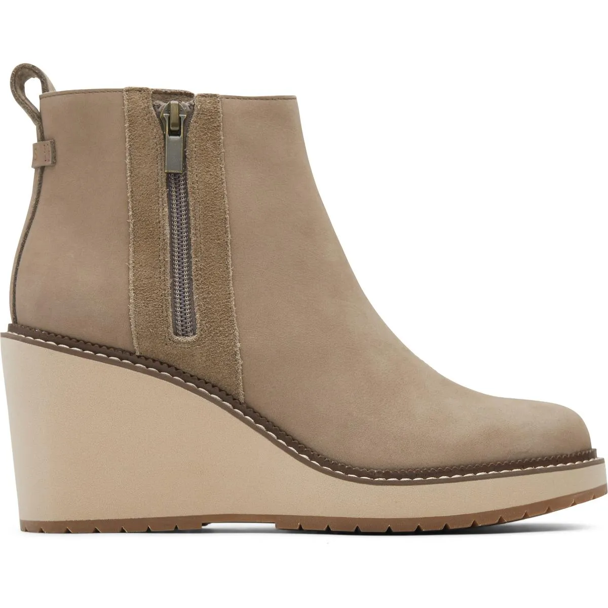 Tourist Raven Womens Nubuck Water Resistant Ankle Boots