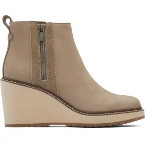 Tourist Raven Womens Nubuck Water Resistant Ankle Boots