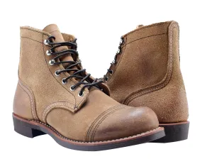 Compact Frame Red Wing Heritage Iron Ranger 6-Inch 8083 Hawthorne Tan Men's Boots 08083