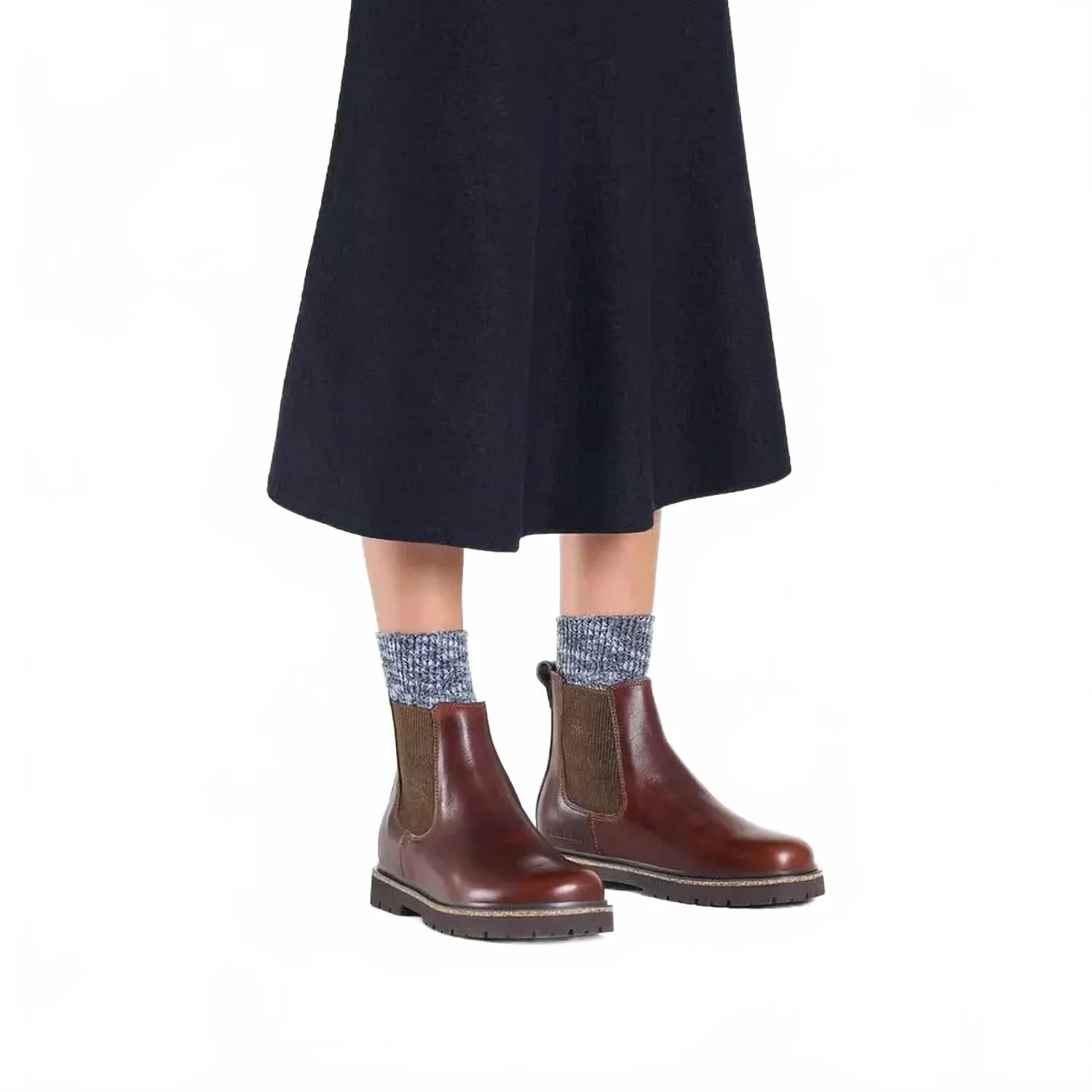 puncture resistant Eco Material Nature Lover Women's Highwood Chelsea Boot In Chocolate Leather