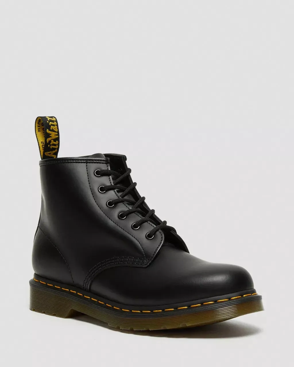 Urban Fashion Elastic Gusset Dr. Martens 101 26230001 Boots Men's  Black Leather Round Toe Ankle JOBB401