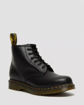 Urban Fashion Elastic Gusset Dr. Martens 101 26230001 Boots Men's  Black Leather Round Toe Ankle JOBB401