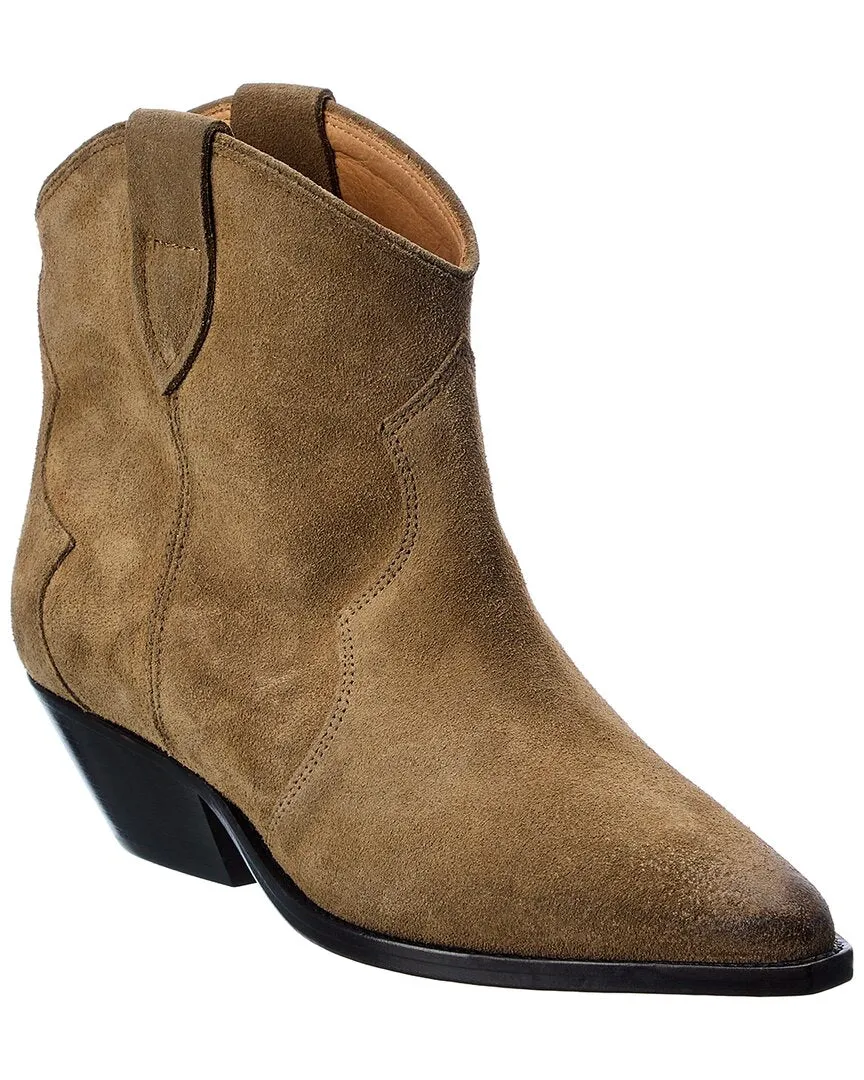 Protective Build Impact Resistant Isabel Marant Dewina Suede Bootie