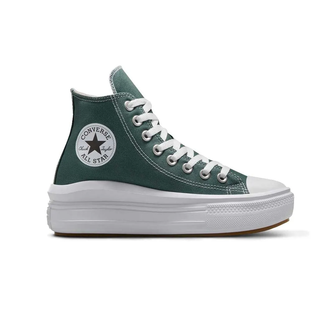 Sleek Shape Converse - Women's Chuck Taylor All Star Move High Top Shoes (A10664C)