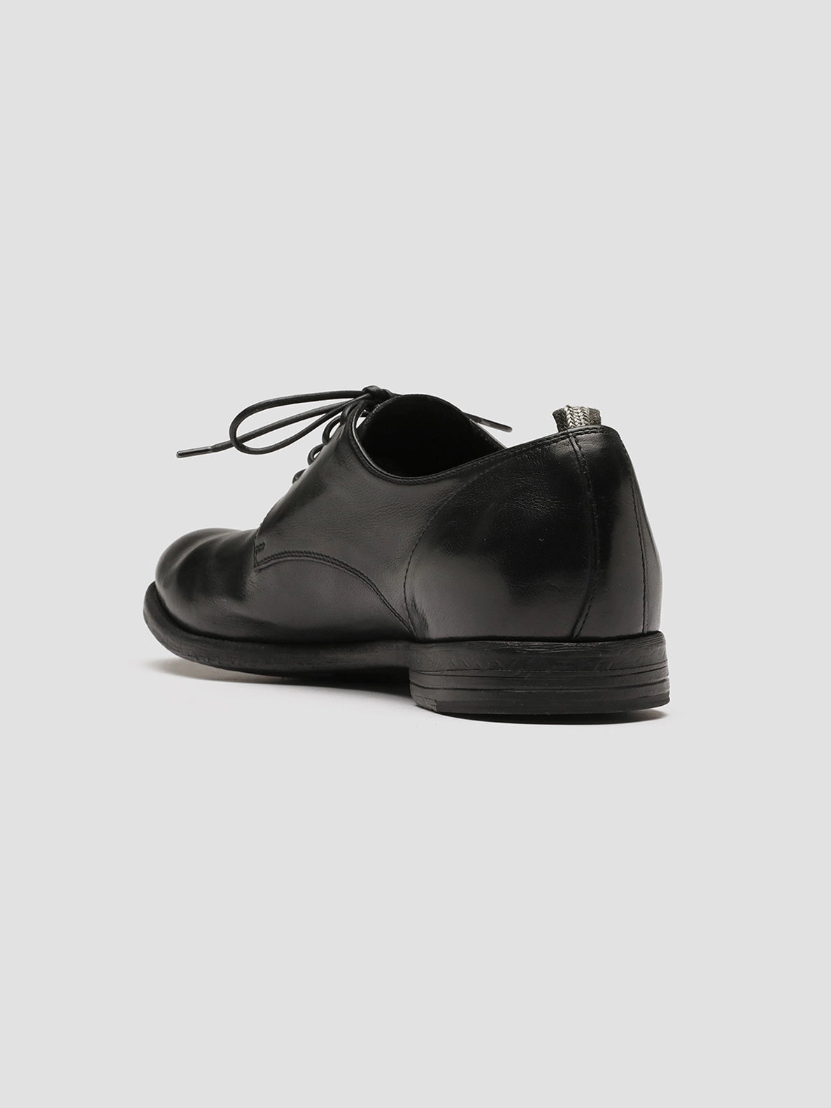 ARC 515 - Black Leather Derby Shoes Easy Breath Easy To Clean