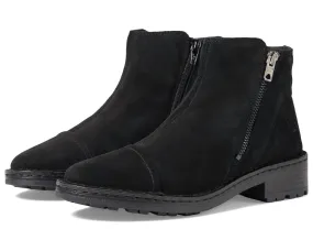 Tough Shock Absorbing Rainy Day Commuter Women's Napoli Boot In Black Nubuck