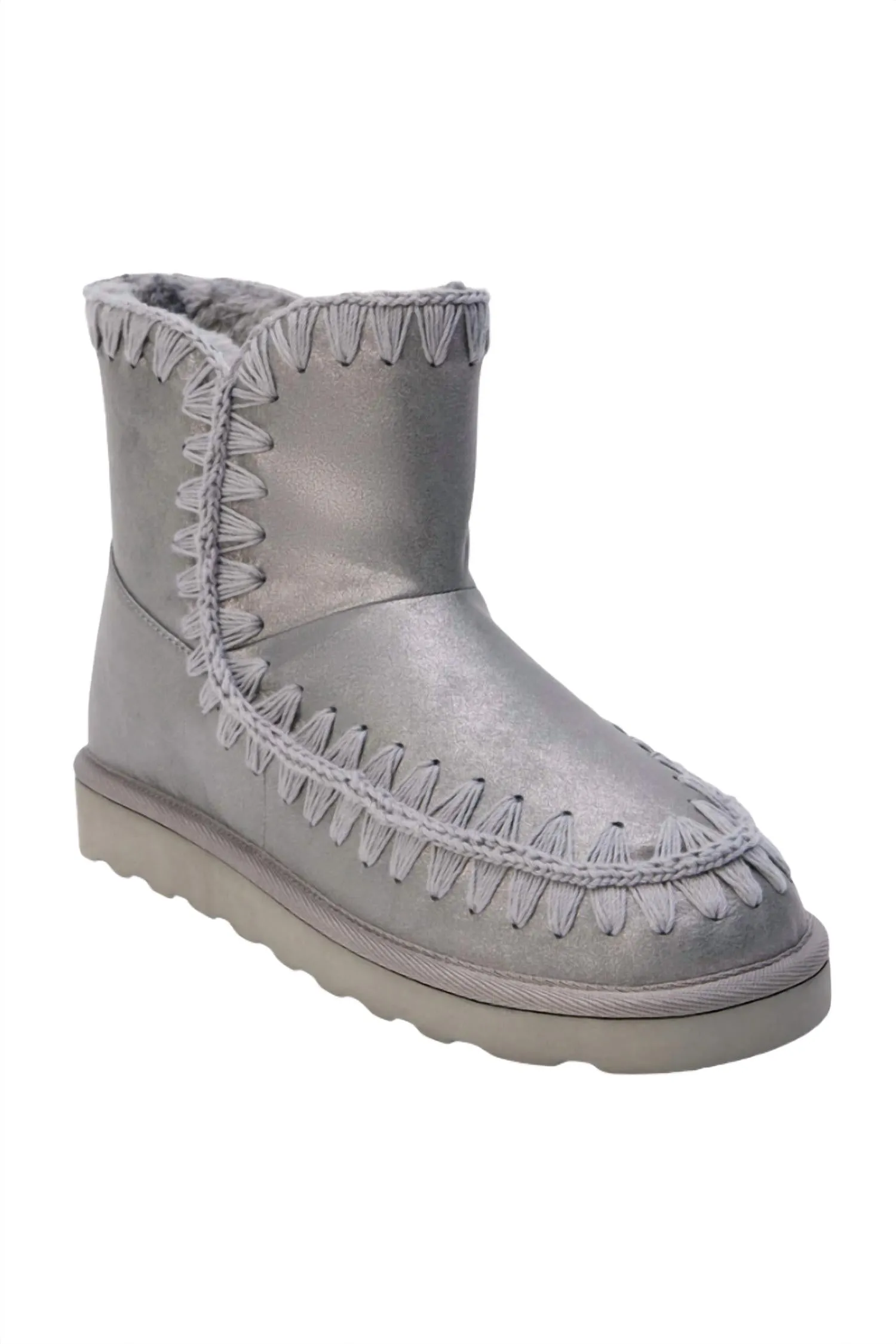 Women's Tahoe Pull On Boots In Grey Ultimate Grip Tread Anti Fatigue Technology