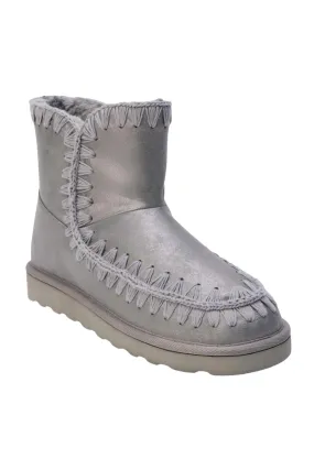 Women's Tahoe Pull On Boots In Grey Ultimate Grip Tread Anti Fatigue Technology