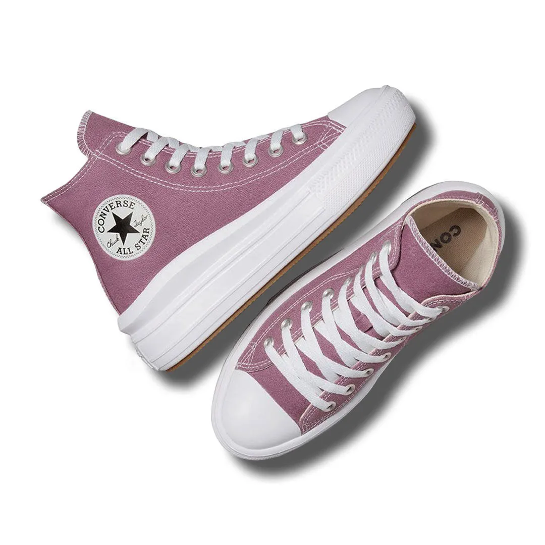 Converse - Women's Chuck Taylor All Star Move Platform High Top Shoes (A05477C) Shock Performance