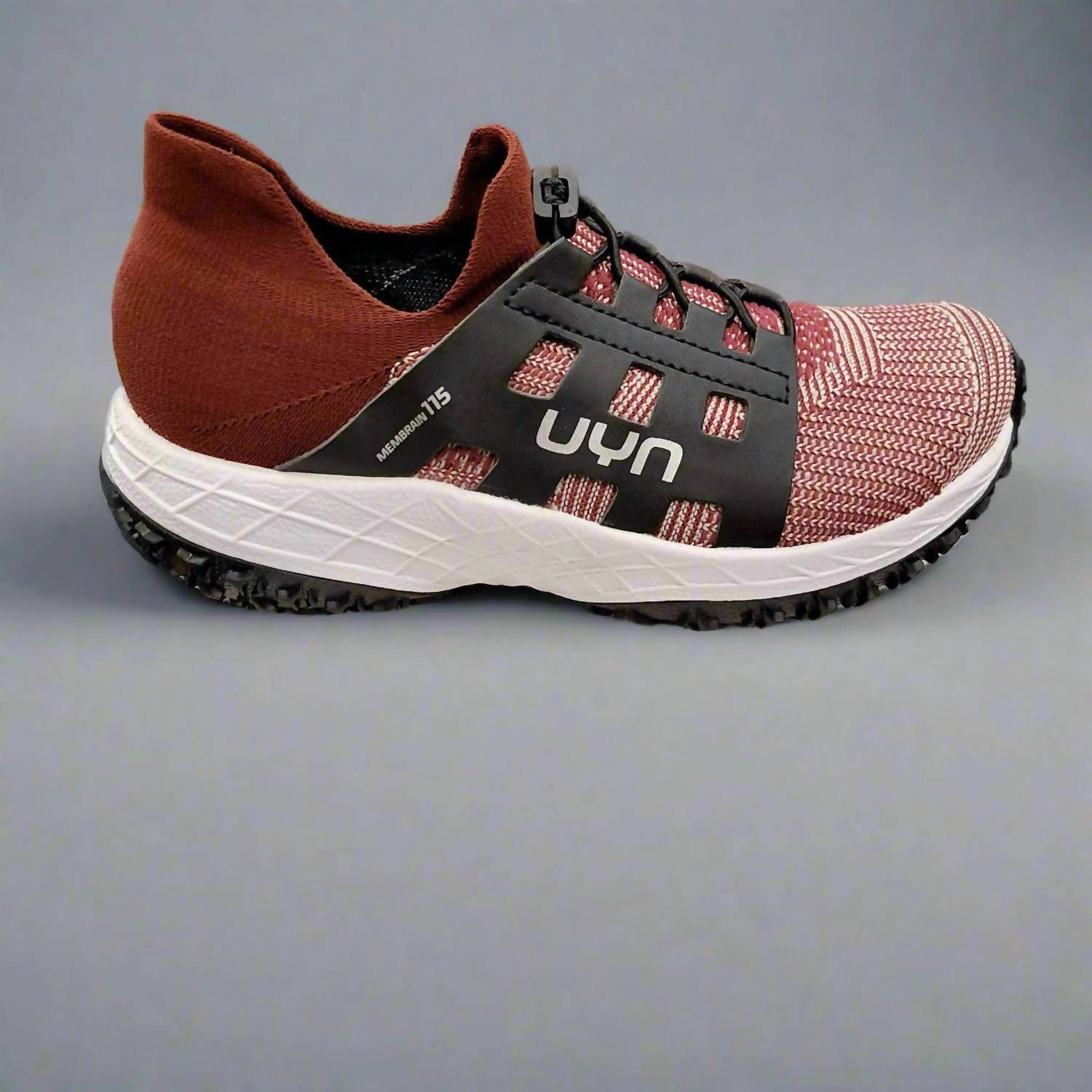 Women's Marengo Shoes In Grey/bordo Non Slip Traction Outsole Dynamic Grip