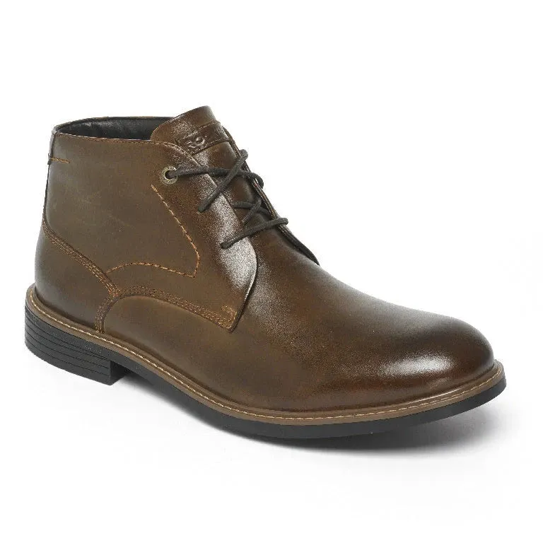 Rockport Classic Break V81656 Boots Men's  Dark Brown Leather Chukka ZOGG936 Anti   Odor Versatile Style