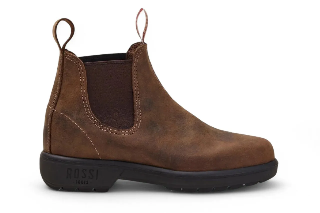 All Weather Cold Weather Commuter Rossi 303 Endura Tan Brown Leather Chelsea Boots