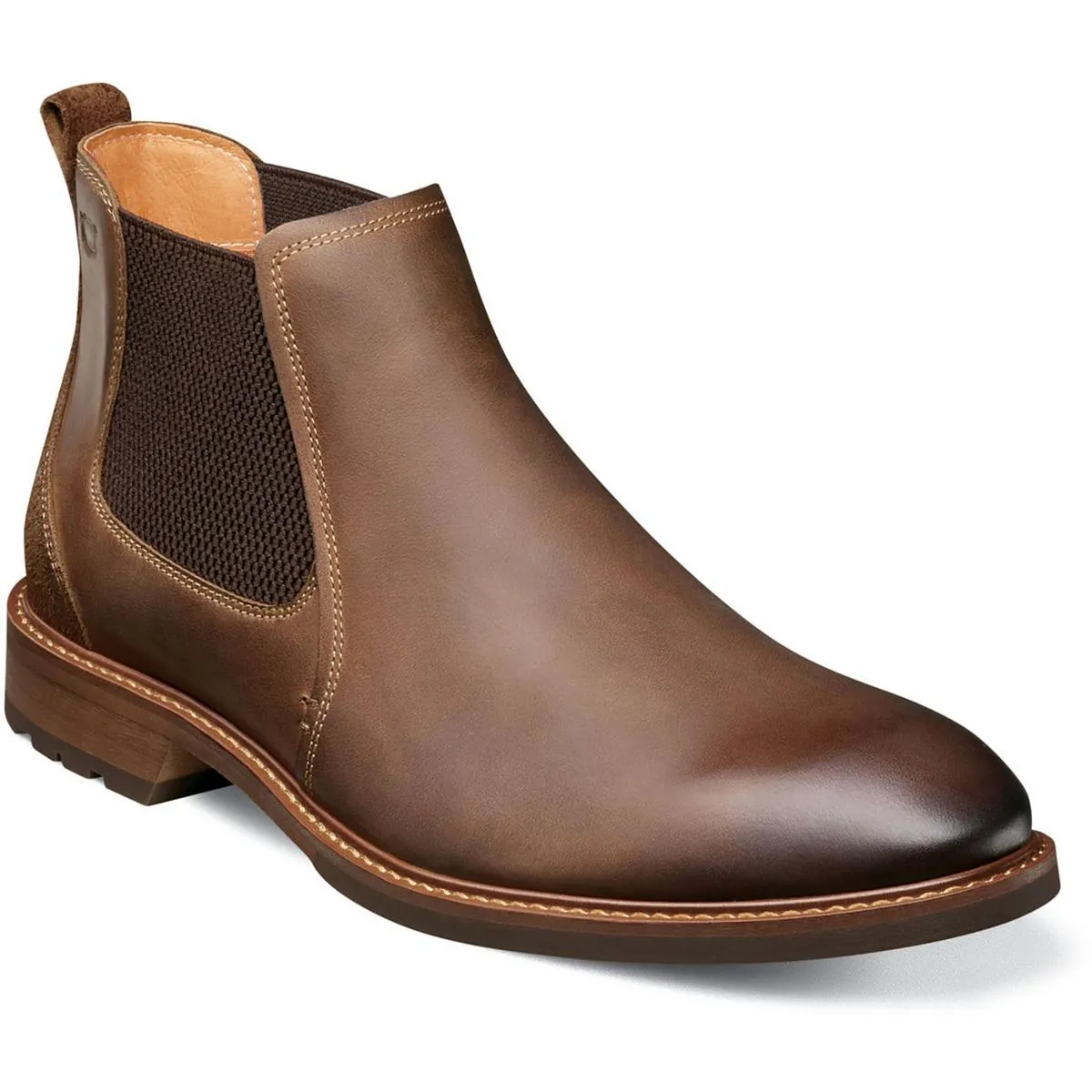 Chalet Gore BT Mens Leather Slip On Chelsea Boots Low Profile Urban Commute