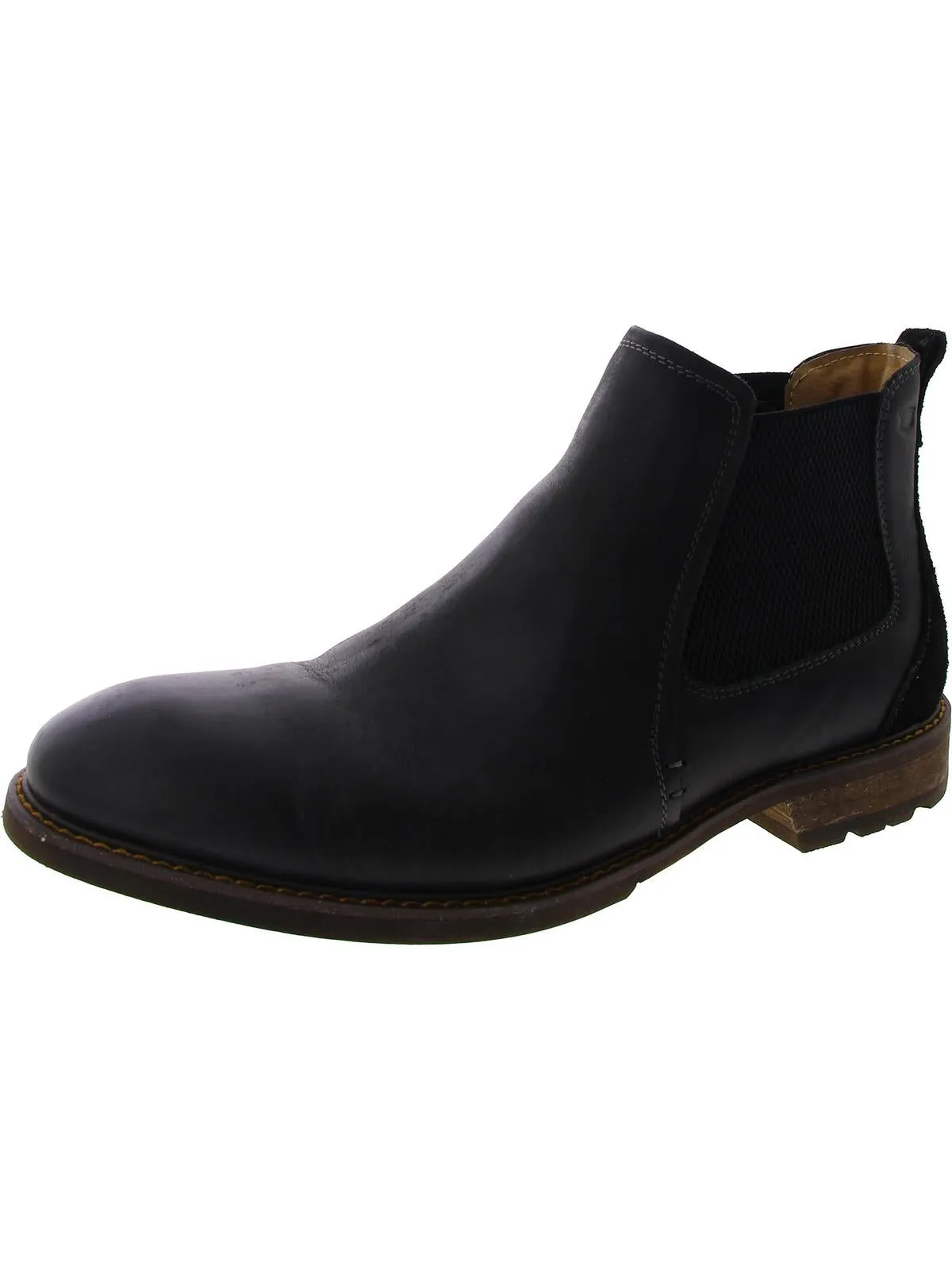 Chalet Gore BT Mens Leather Slip On Chelsea Boots Cozy Feel