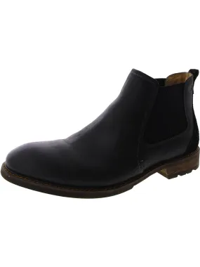 Chalet Gore BT Mens Leather Slip On Chelsea Boots Cozy Feel