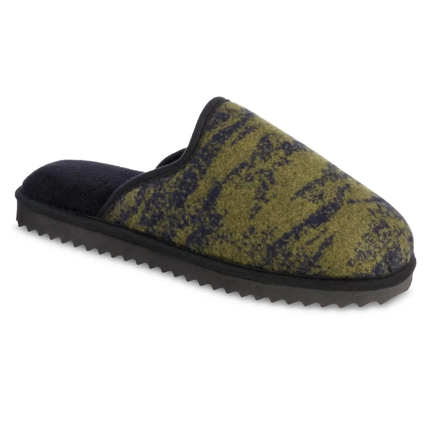 Low Maintenance Men's Recycled Cooper Scuff Slipper In Olive