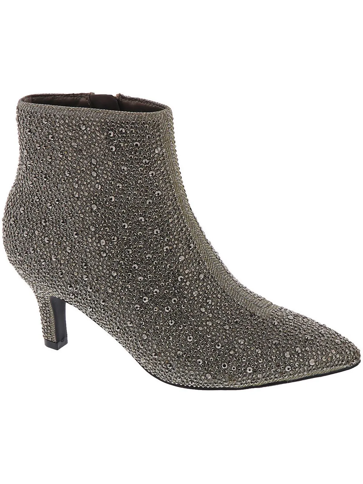 Breathable River Crossing Ursula Womens Rhinestone Pointed Toe Booties