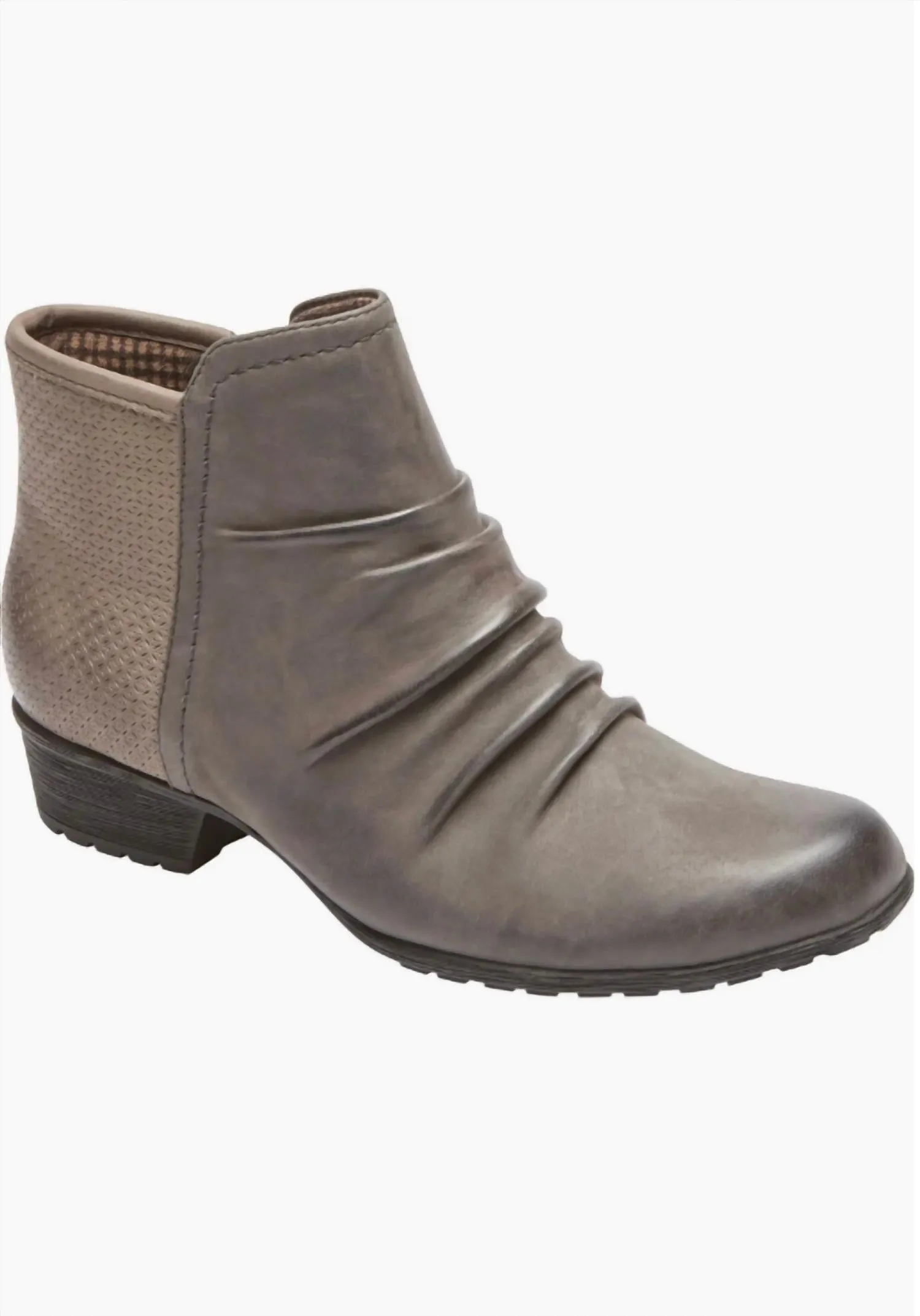 Women's Gratasha Panel Boots In Taupe Easy Pairing