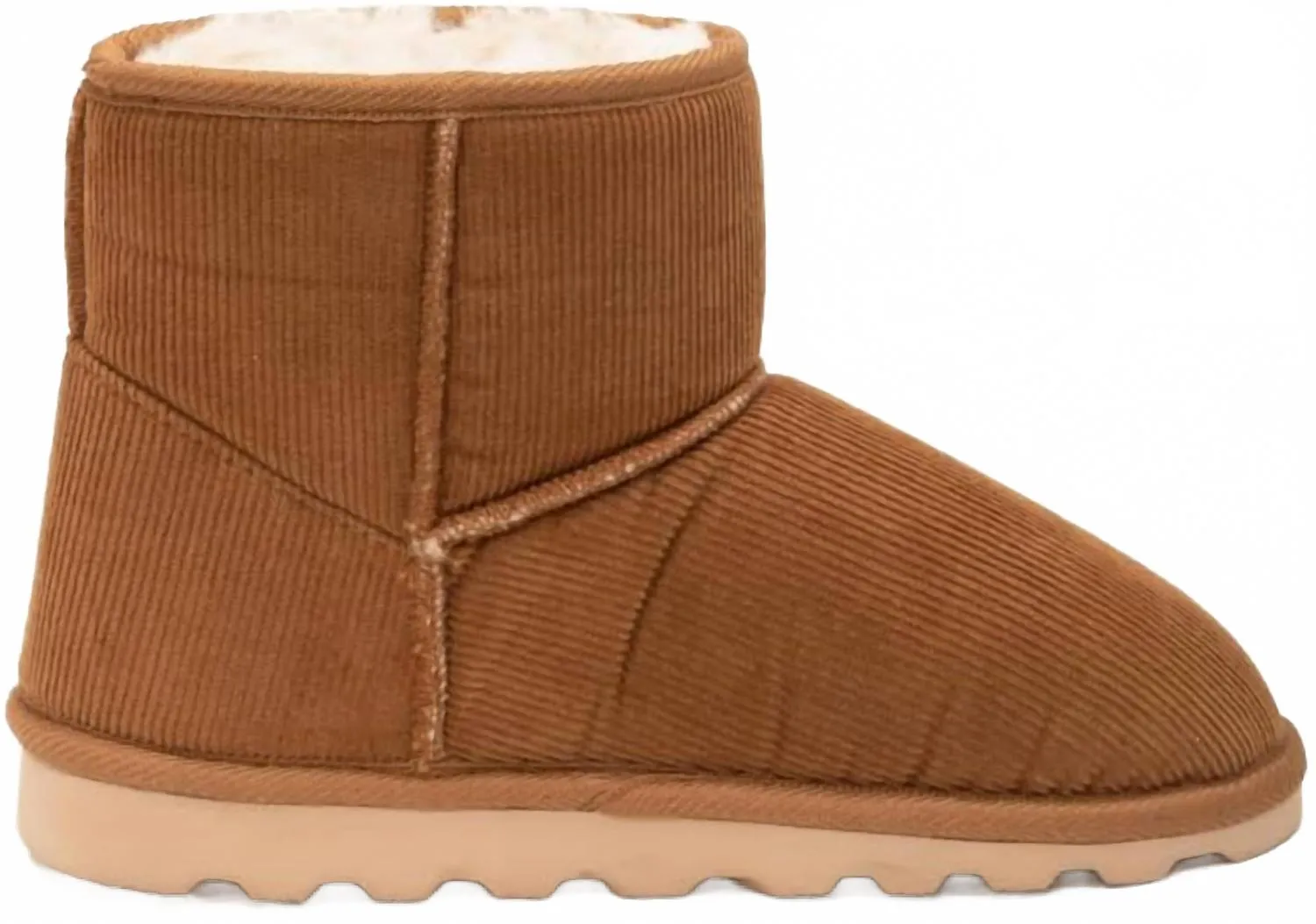 Women's Comfort Bootie In Chestnut Cordurory Power Step