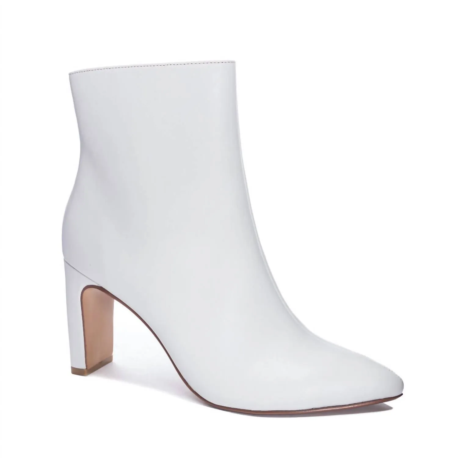 Wool blend Weather Proof Cutie Erin Rebel Bootie In Bone