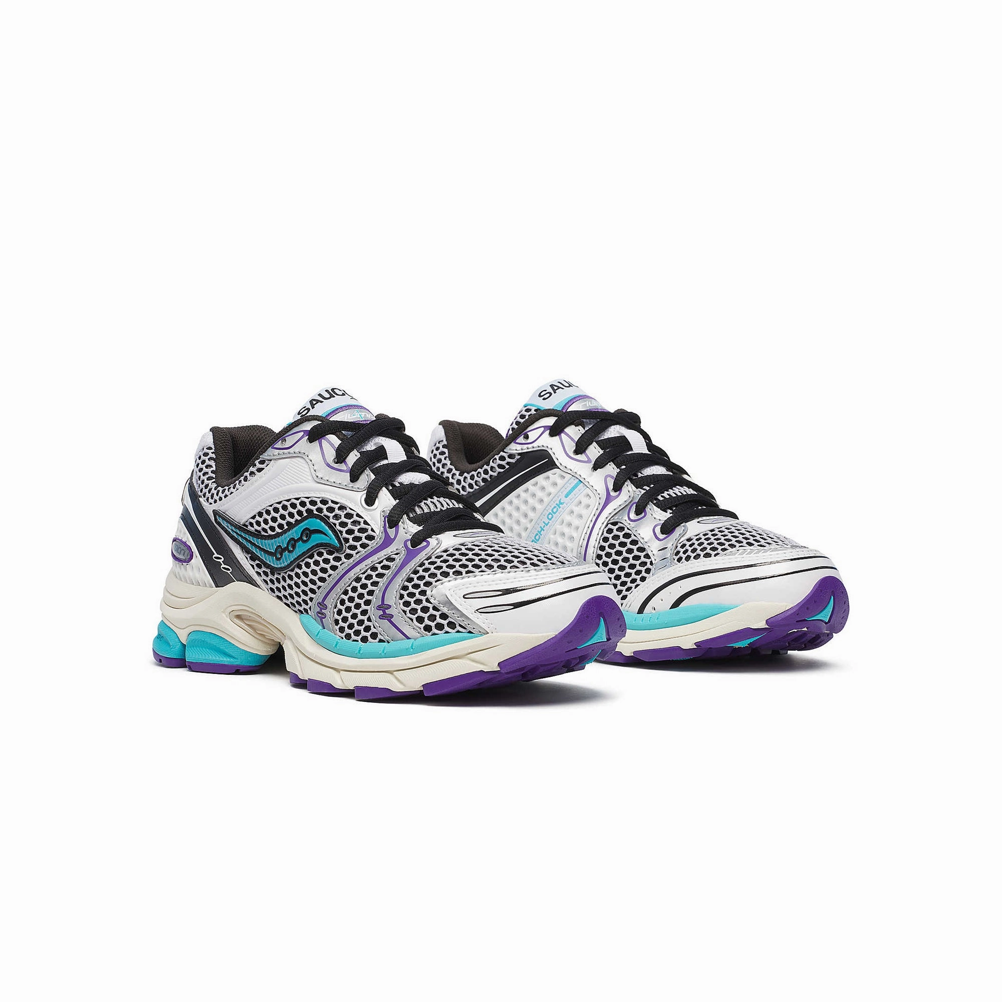 Saucony Mens Progrid Triumph 4 Shoes Friction Free Laces