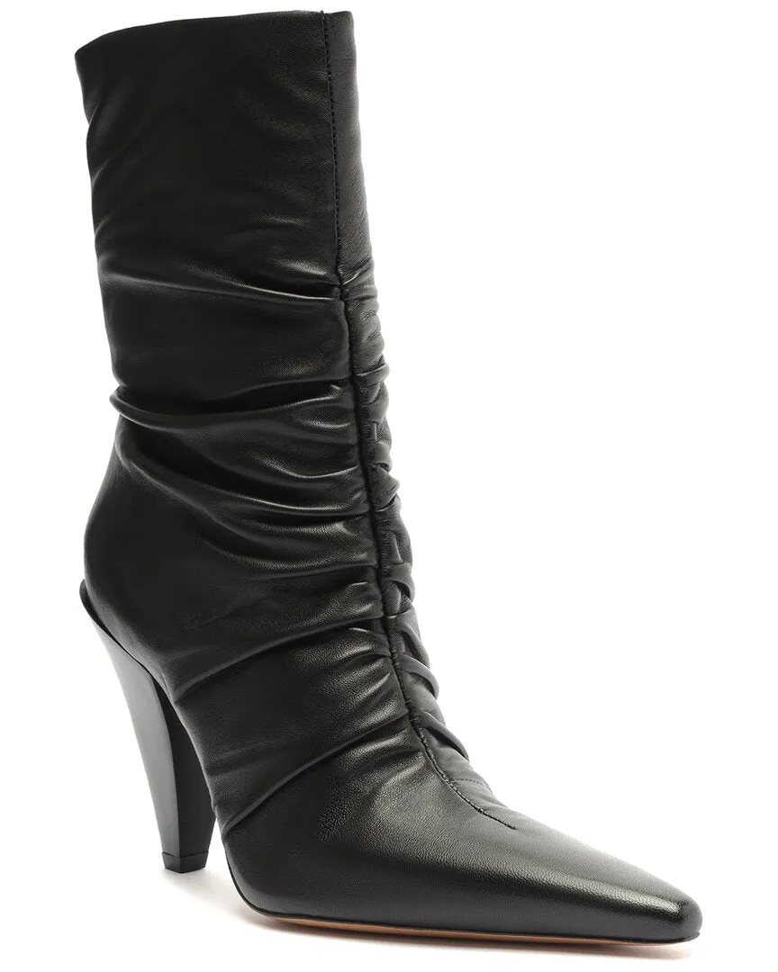 SCHUTZ Lynn Leather Bootie Feather Light Outdoor Trek