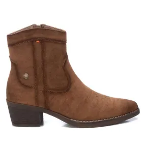Women's Italian Western Booties In Camel Universal Style