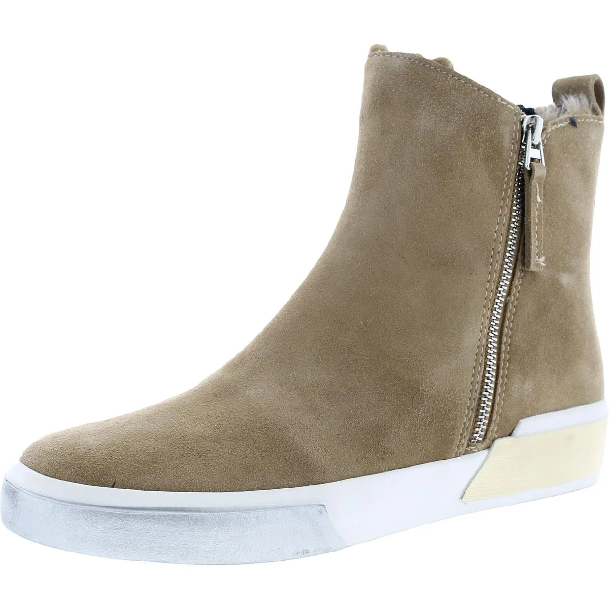 Zony Womens Suede Ankle Booties fashionable footwear All-Weather Wear