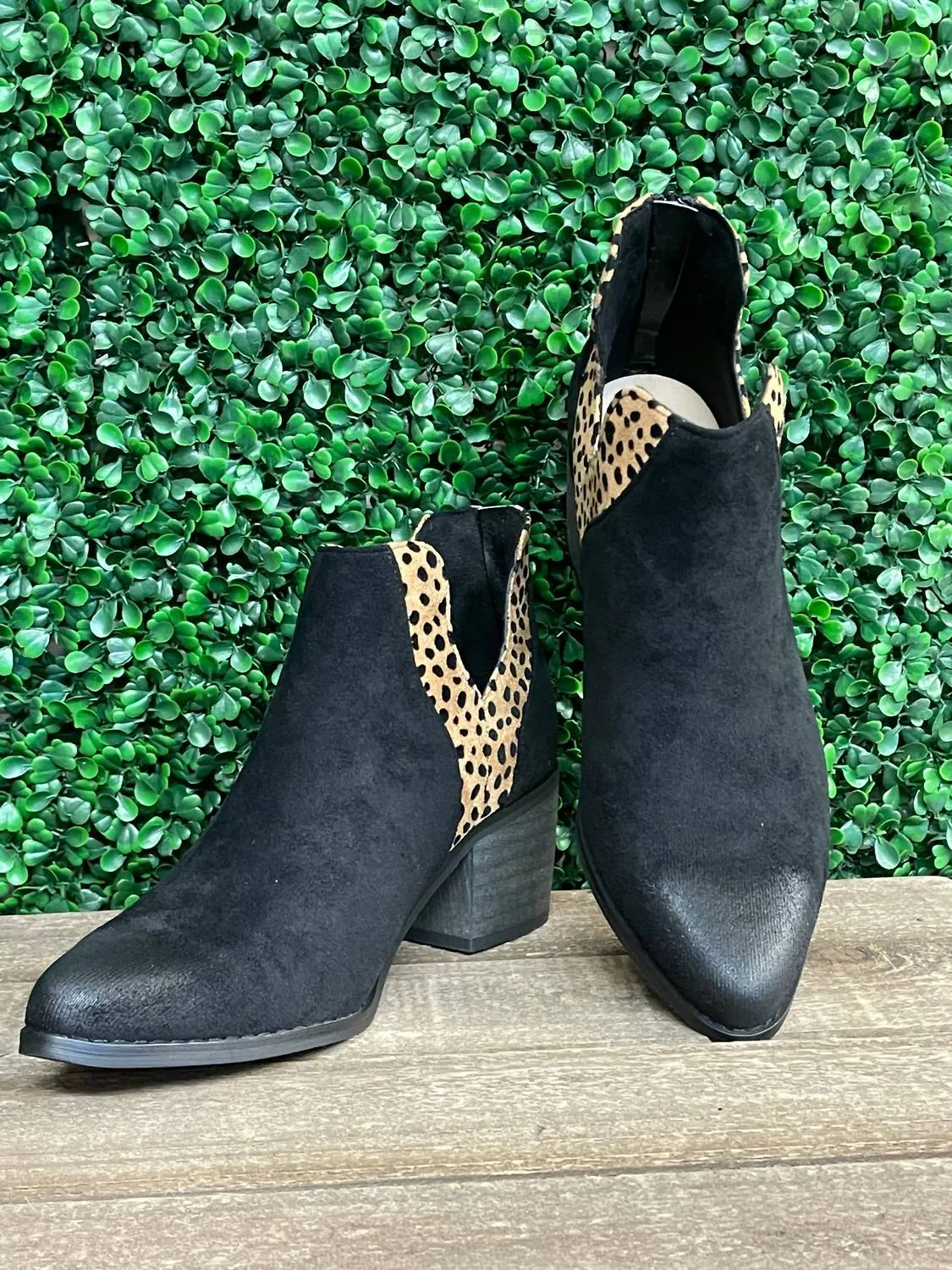 Winter Footwear Non Marking Sole Women's Westin Bootie In Cheetah/black Combo