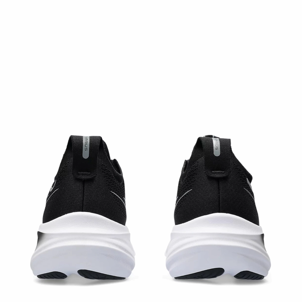 Asics Men's GEL-NIMBUS 26 Sneaker in Black/Graphite Grey Shock Diffusing