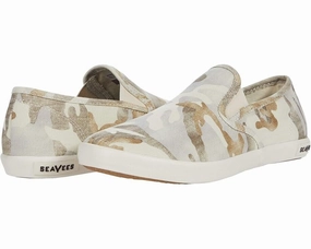 Ultralight TPU Plates Friction Reduced Insole SeaVees Baja Slip On Sneaker Women's US 7 Cream Camouflage Comfort Shoes KHD368