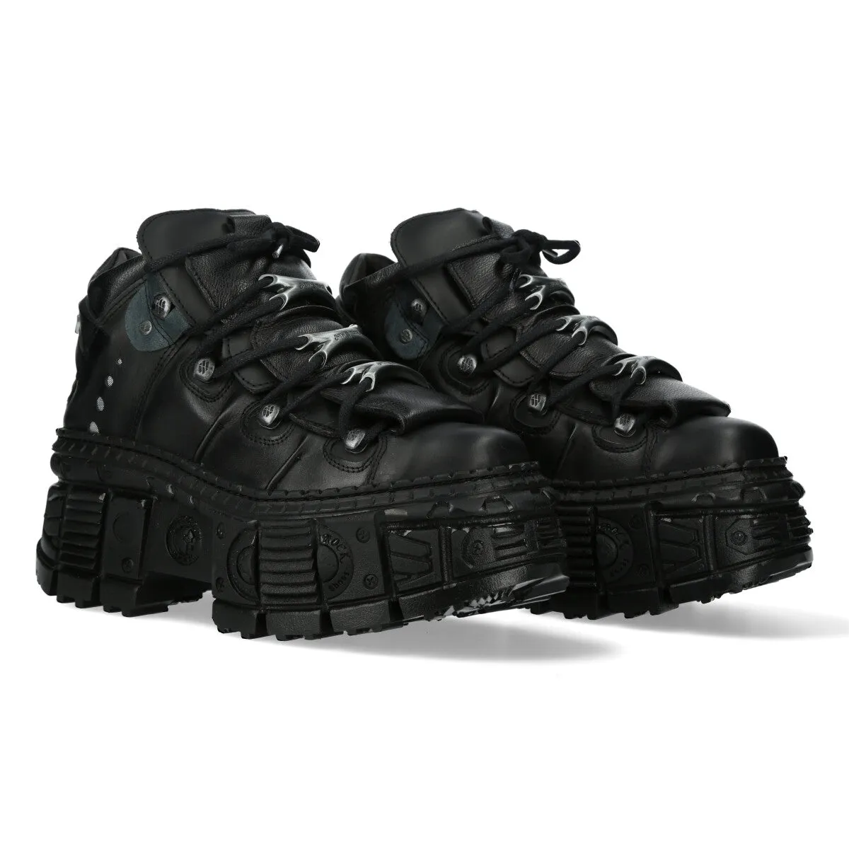High Traction Snow Trekker WALL106-S12 Boots Punk Rock Leather Platform