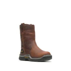 Indoor Men's Raider Durashocks Slip On Composite Toe Boots In Peanut