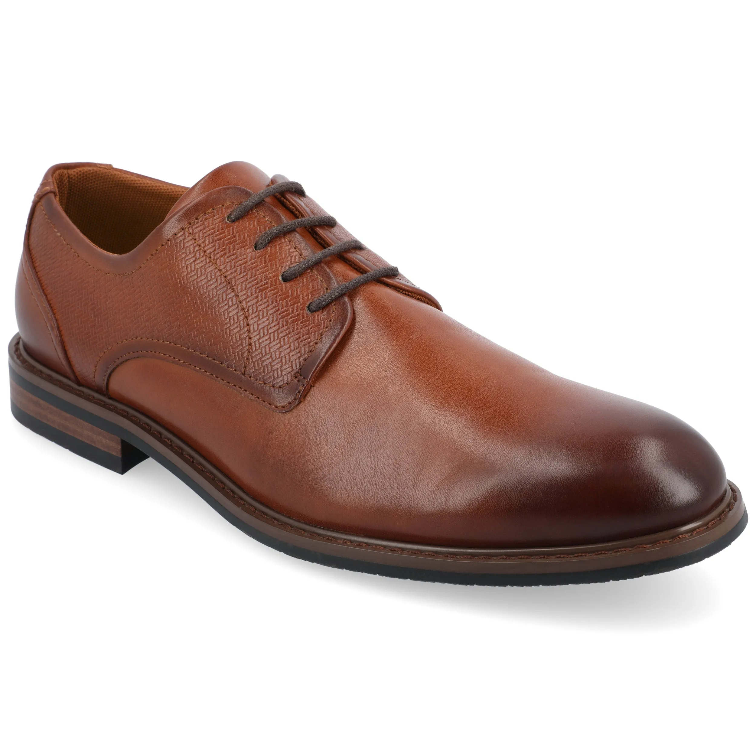 Slip On Sharp Detailing Vance Co. Kendon Plain Toe Derby