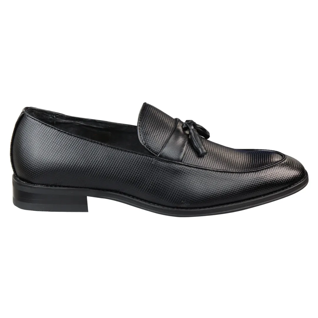 British Edge Loafers Slip On Tassel Formal Shoes